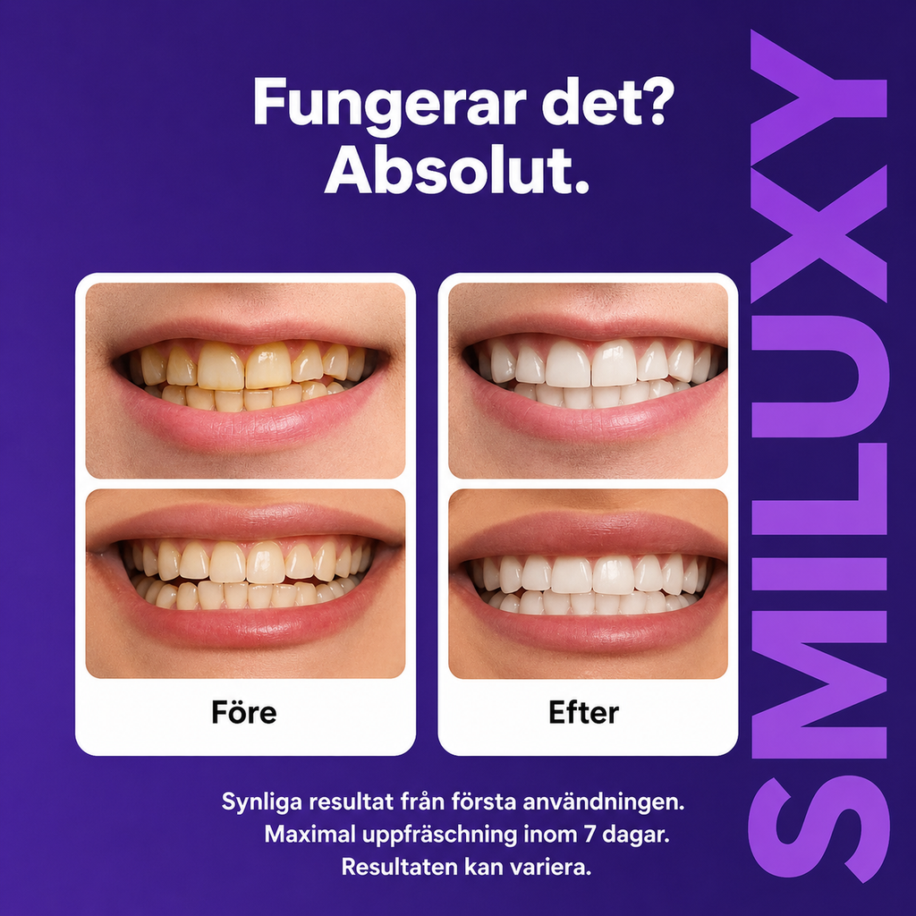 Smiluxy - Vita tänder på 30 minuter