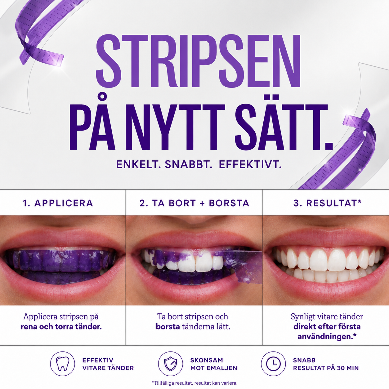 Smiluxy - Vita tänder på 30 minuter